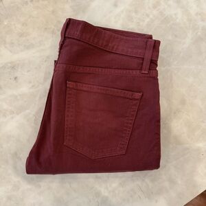 J Brand Tyler Slim Fit Jeans, Red